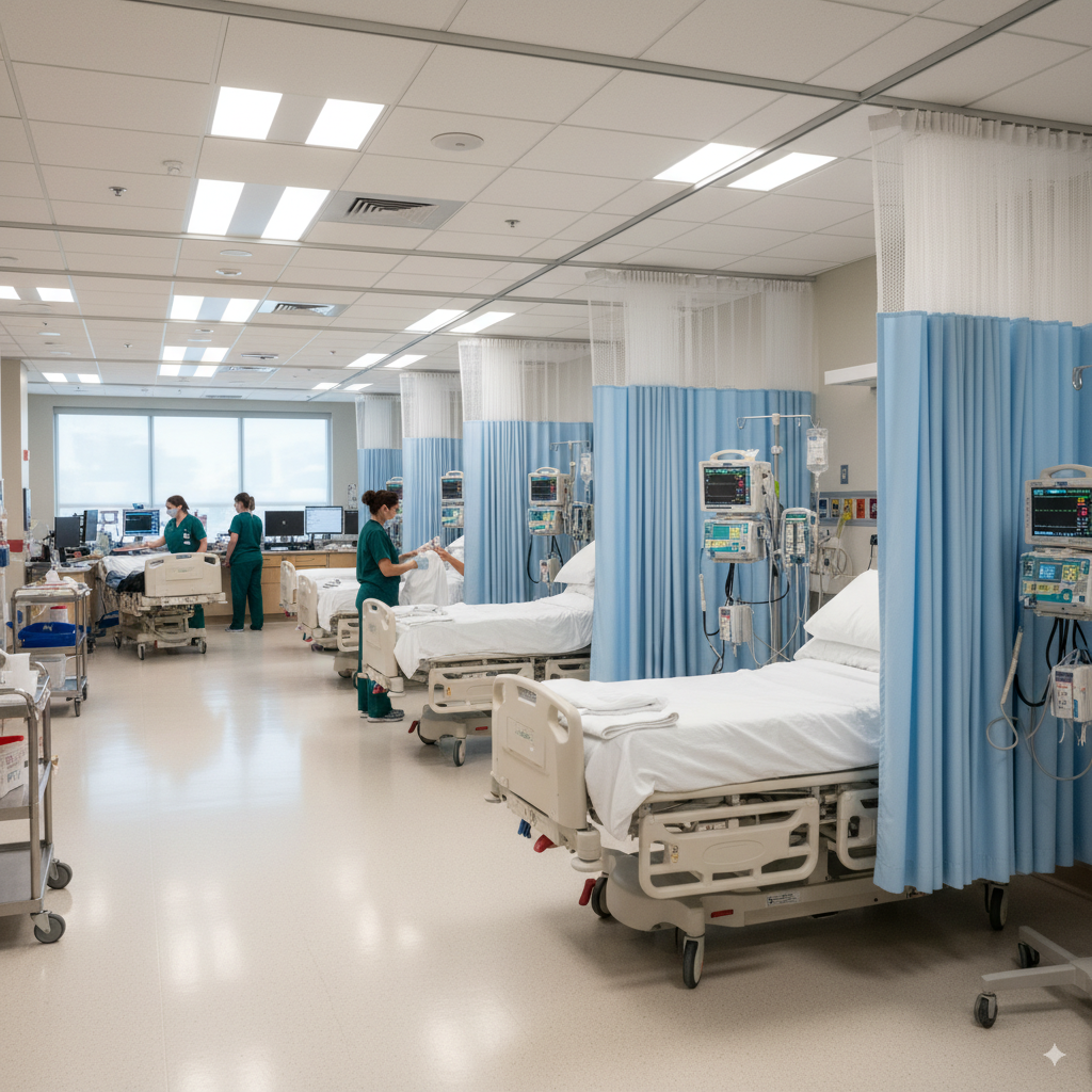 Kemtex - Standard Mesh Top Hospital Curtains - Dallas, TX